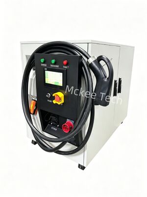 Cargador rápido de vehículos eléctricos de corriente continua móvil de 60 kW, almacenamiento de energía portátil integrado de 65 kWh, recubrimiento con clasificación IP54
