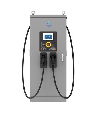 Estacionamiento en carretera Flota comercial Estación de carga rápida en CC Serie de nieve menor 240kW IP54 Refrigeración por aire Pantalla táctil de 7 pulgadas OCPP1.6J Soportado