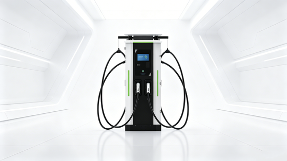 Un buen precio. Cargador de corriente continua ultra-rápido de tipo dividido con brazo giratorio, 240-480 kW, compatible con pistola refrigerada en líquido, terminal de carga de brazo giratorio para estaciones comerciales En línea