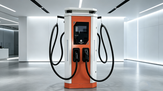 Un buen precio. Estación de carga rápida de corriente continua a prueba de sal CLF-DC-240 de la serie White Dew 240KW Conector tipo 2 de 3 fases AC380V IP54 Refrigeración por aire OCPP1.6J 10 pulgadas pantalla táctil 5m Cable En línea