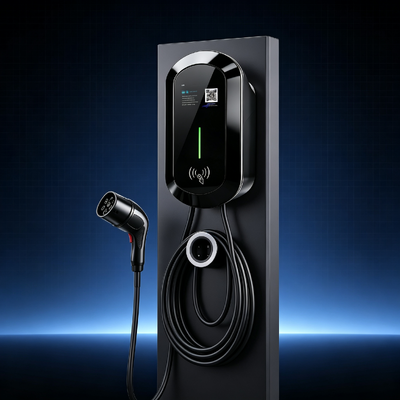 Un buen precio. Estación de carga de corriente alterna R8 anti-espuma de sal montada en la pared Tipo de pilar NACS Tesla EV Cargador de 9.6kw 40A 85V a 265V IP54 Pantalla LCD de 5.64 pulgadas Residencial Aplicación comercial En línea