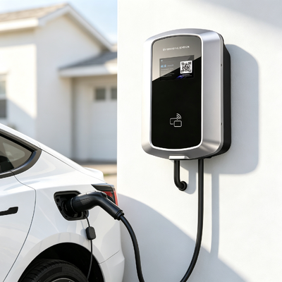 Un buen precio. Estación de carga de corriente alterna J8 anti-spray de sal montada en la pared montada en columna Type1 cargador de EV de 11,5kw 48A 85V a 265V IP54 5.64 pulgadas pantalla LCD Residencial Aplicación comercial En línea