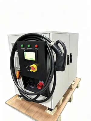 80kW Peak Portable DC EV Charger 65kWh Liquid Cooled DC200V-750V 150A 7m Cable CCS1 CCS2 CHAdeMO GBT Tesla