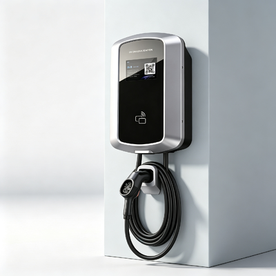 Un buen precio. Cargador de VE doméstico J8 Montaje en pared o columna Estación de carga de CA Tipo 1 de EE. UU. 11,5 kW 48 A Voltaje amplio 85 V 265 V IP54 Pantalla LCD de 5,64 pulgadas En línea