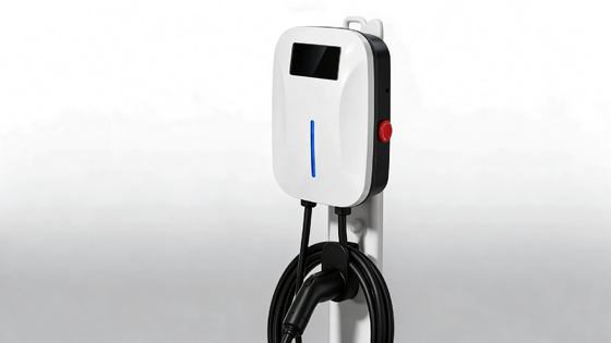 Un buen precio. Serie de nieve menor CLF AC 7 Wall Box EV Cargador 7kW 32A Single Gun 220V IP54 OCPP1.6J 4G WIFI Ethernet Bluetooth APP Control Estación de carga de corriente alterna En línea