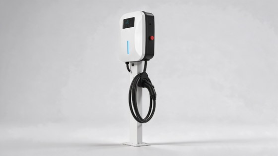 Un buen precio. Alto rendimiento Serie de nieve menor Tipo de aterrizaje Cargador de EV 22kW Dual Gun 220V IP54 OCPP1.6J Unidad de carga AC confiable para vehículos eléctricos En línea