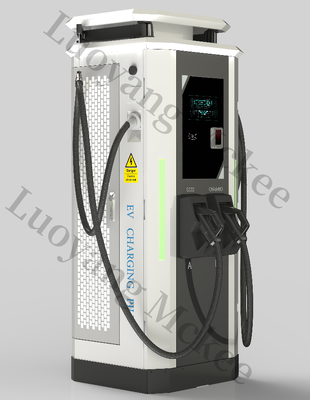 Un buen precio. Estación de carga rápida para vehículos eléctricos de doble cañón de 180 kW, cargador de vehículos eléctricos de múltiples conectores, refrigeración por aire de 380 V OCPP1.6J pila de carga comercial con pantalla táctil de 10,1 