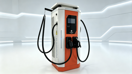 Un buen precio. Cargador Rápido DC de Doble Pistola CCS2 CHAdeMO de 120kW IP54 OCPP1.6J con Pantalla Táctil de 10 Pulgadas para Estaciones de Autopista En línea