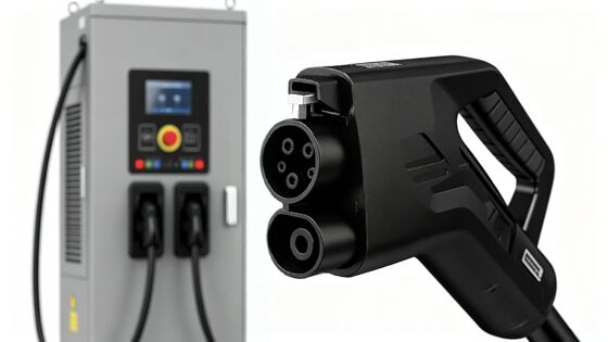 Un buen precio. Cargador rápido DC de doble pistola CCS1 CCS2 de 160 kW con pantalla táctil de 10 pulgadas IP55 para carga en autopista En línea